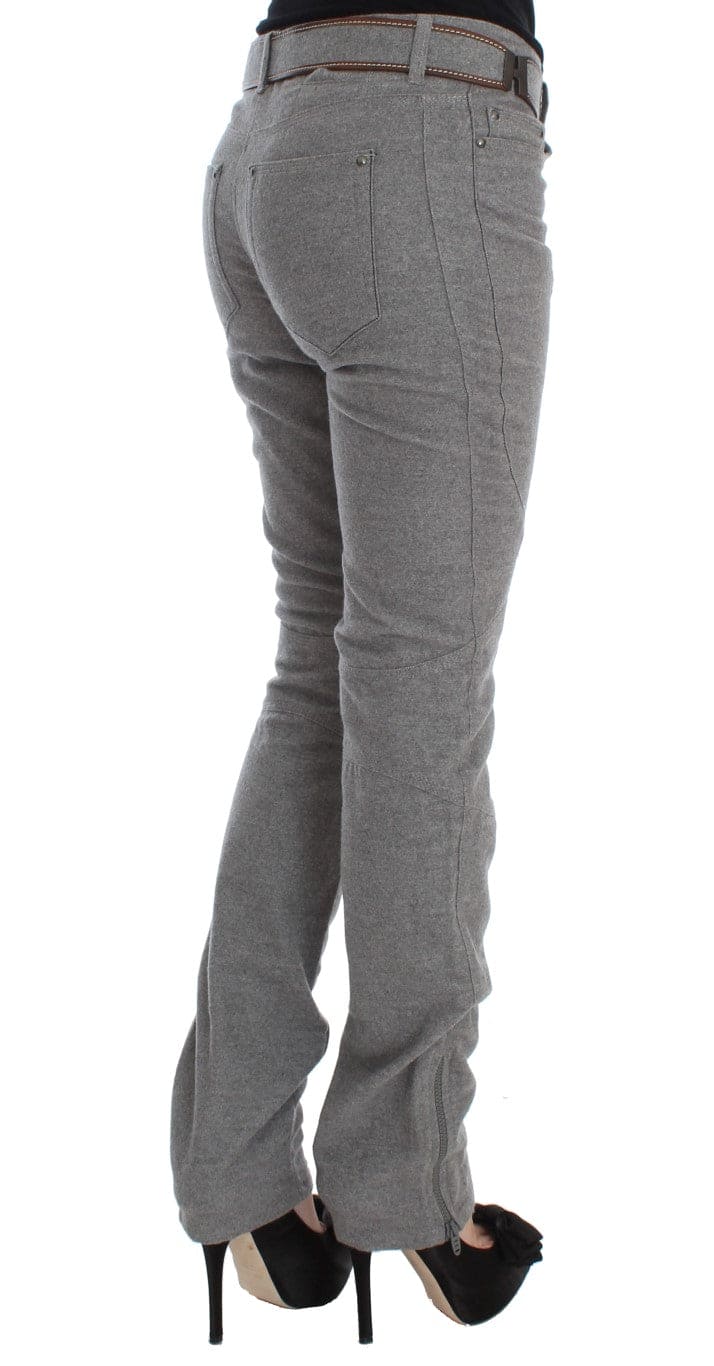 Ermanno Scervino Pantalon chic décontracté en coton gris