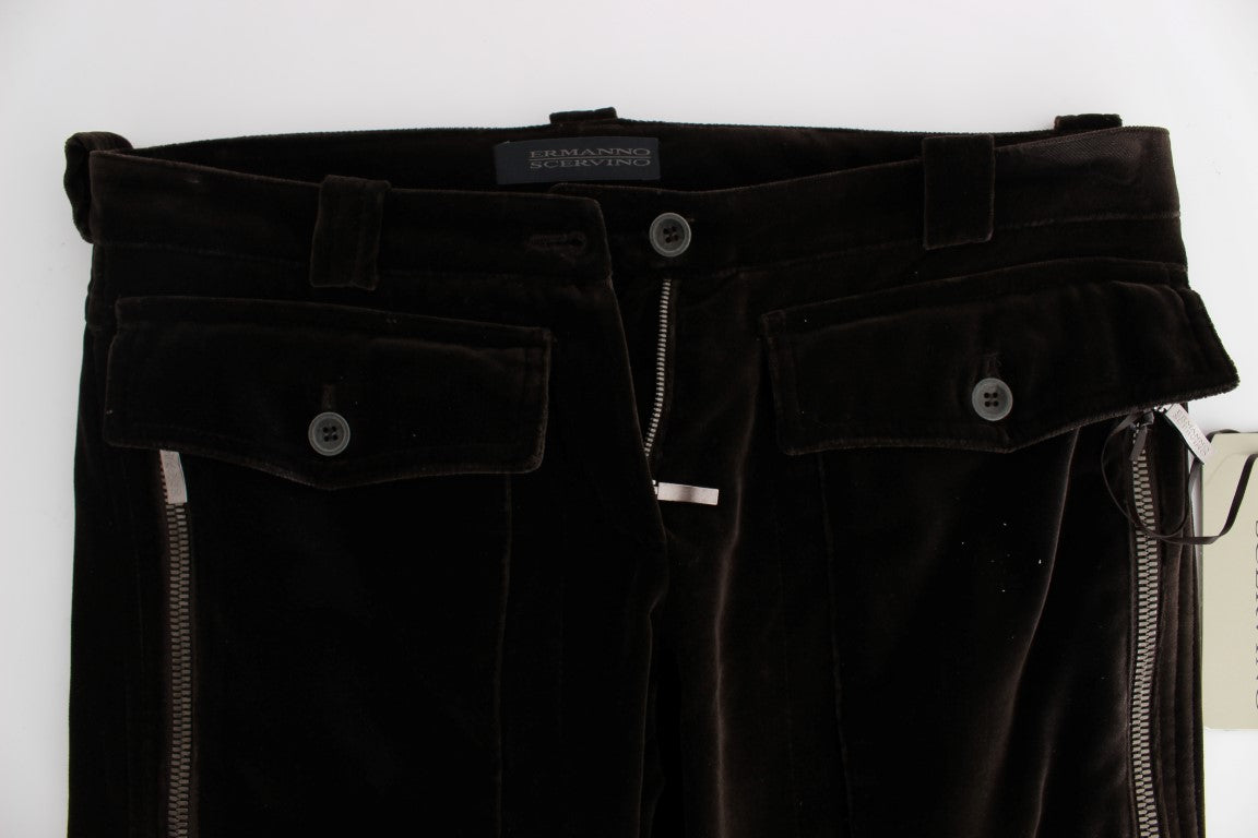 Ermanno Scervino Pantalones slim fit de algodón italiano