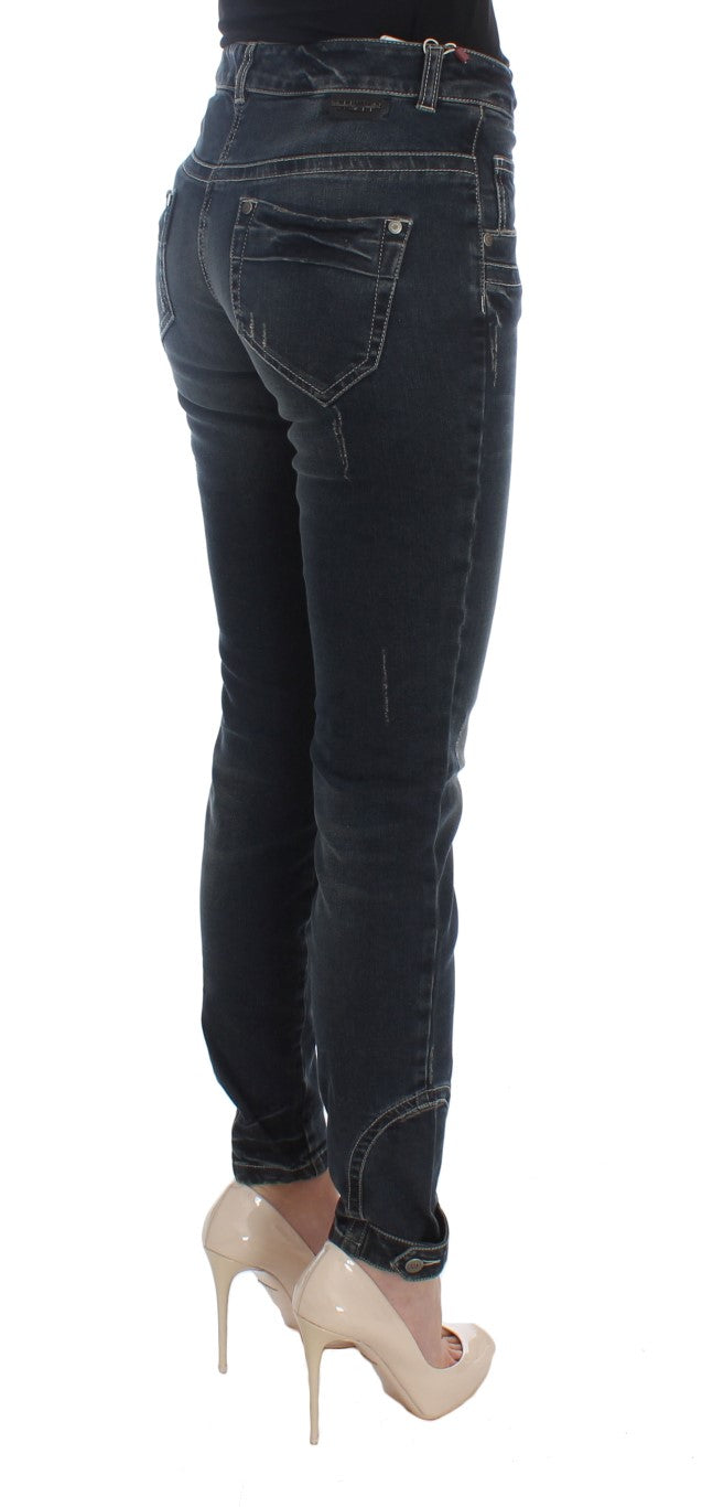 Ermanno Scervino Jean italien coupe slim bleu chic