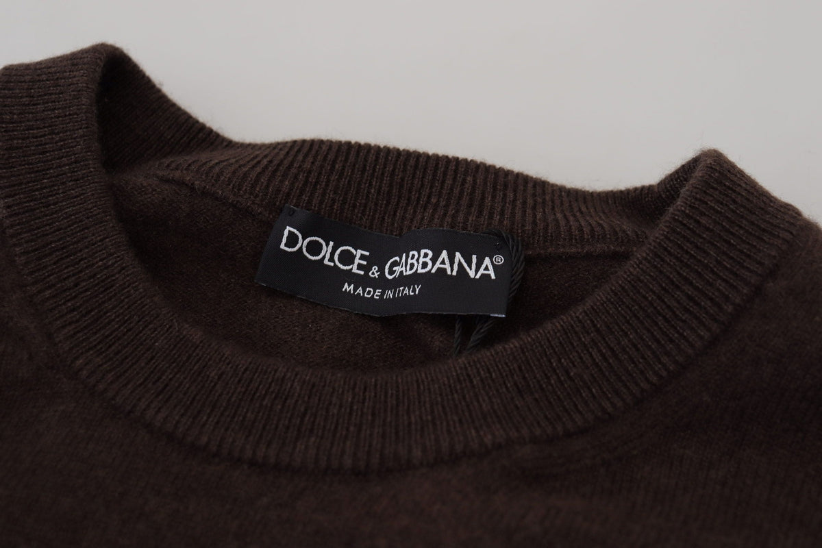 Pull col rond élégant en cachemire Dolce &amp; Gabbana