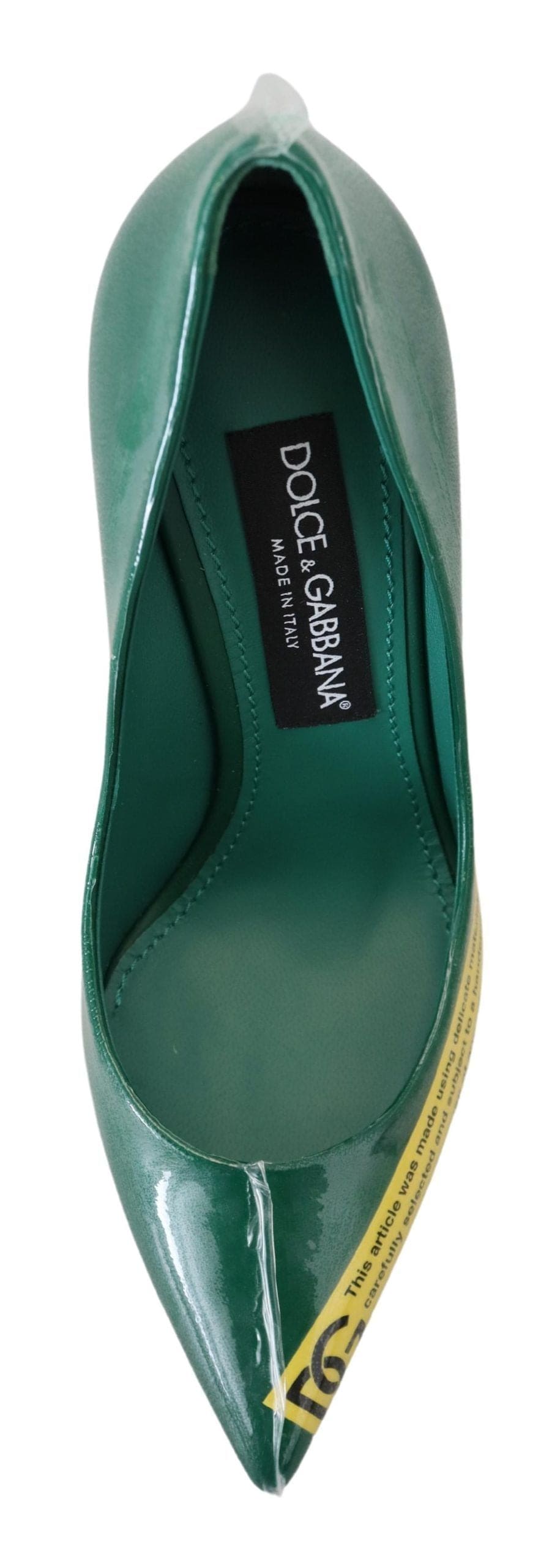 Escarpins à talons en cuir Dolce &amp; Gabbana Emerald Elegance