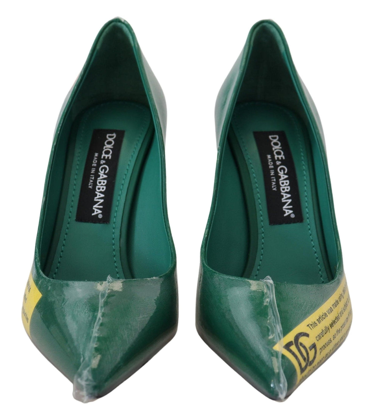 Zapatos de tacón de piel Dolce &amp; Gabbana Emerald Elegance