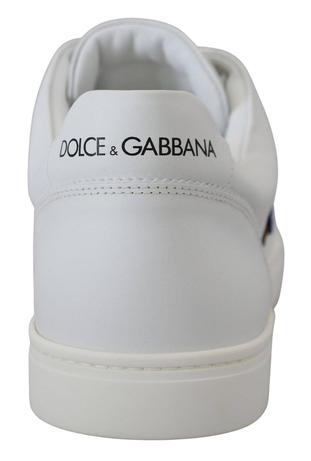 Zapatillas elegantes de piel blanca para hombre de Dolce &amp; Gabbana