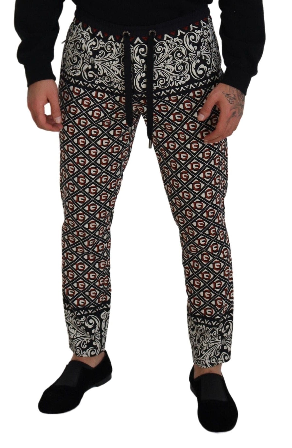 Pantalon de jogging multicolore élégant Dolce &amp; Gabbana