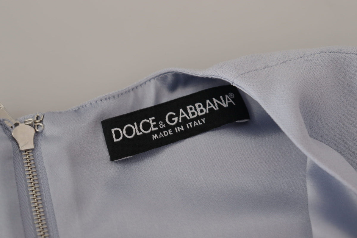 Robe trapèze bleu clair élégante de Dolce &amp; Gabbana