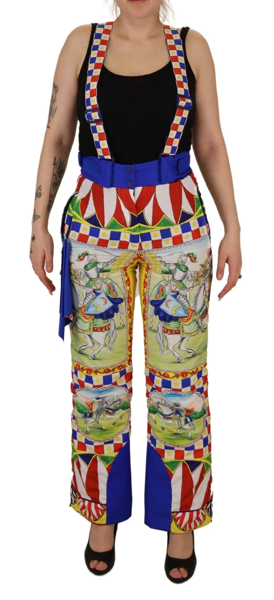 Pantalon de neige taille haute multicolore Dolce &amp; Gabbana