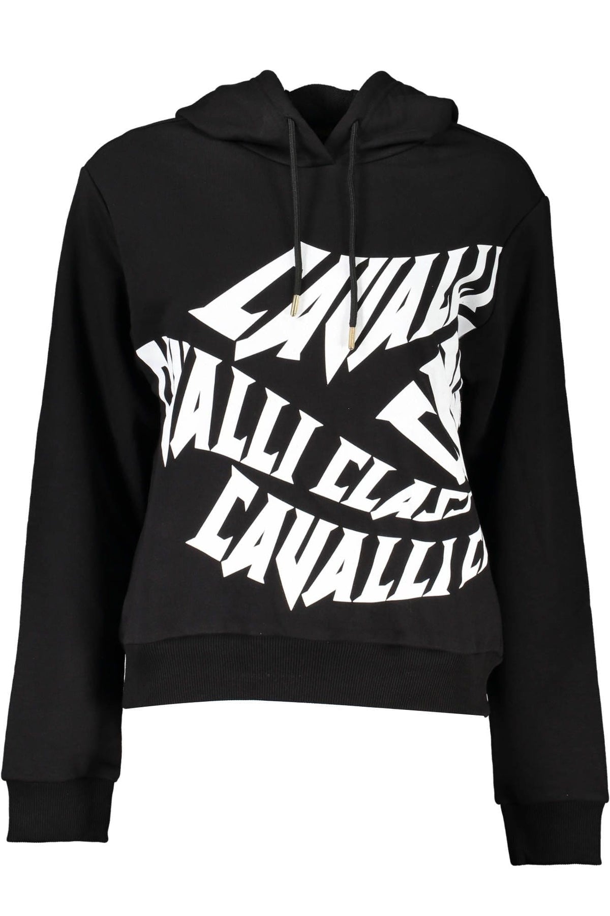 Pull élégant à capuche et manches longues de la collection Cavalli Class