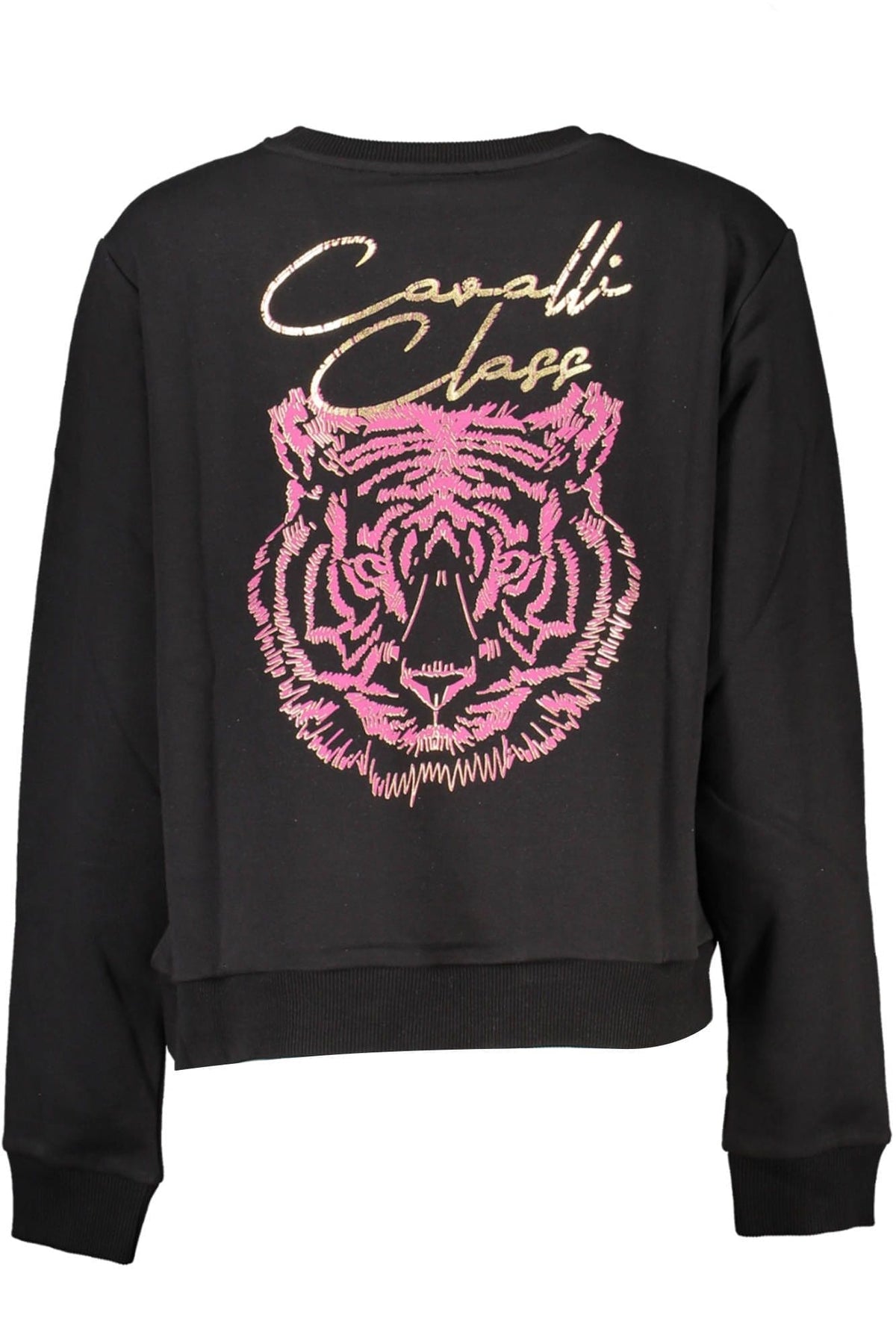 Sudadera elegante de manga larga con estampado de Cavalli Class