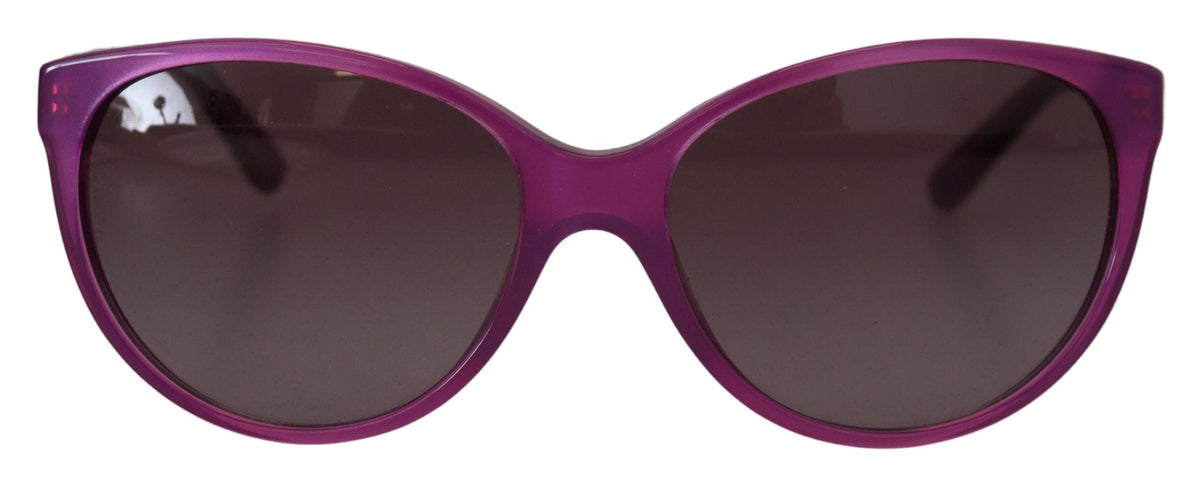 Lunettes de soleil rondes en acétate violet chic Dolce &amp; Gabbana