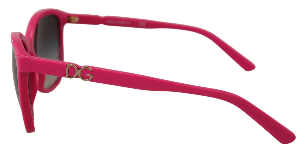 Lunettes de soleil rondes roses élégantes Dolce &amp; Gabbana pour femmes