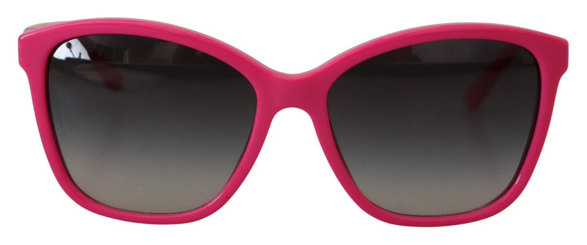 Lunettes de soleil rondes roses élégantes Dolce &amp; Gabbana pour femmes