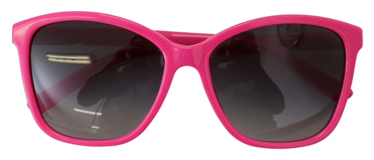 Lunettes de soleil rondes roses élégantes Dolce &amp; Gabbana pour femmes