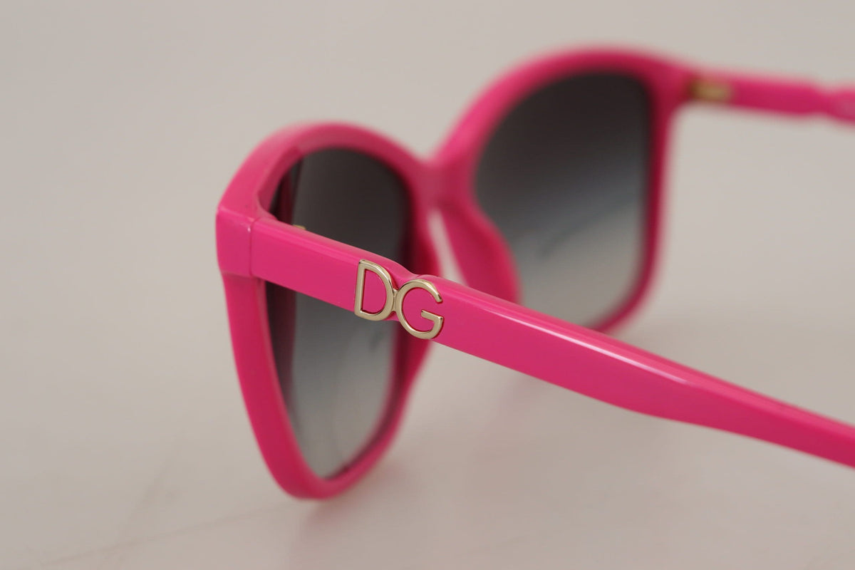 Gafas de sol redondas elegantes de color rosa de Dolce &amp; Gabbana para mujer