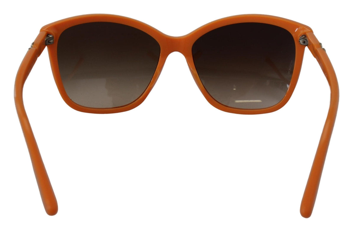 Gafas de sol redondas elegantes de color naranja de Dolce &amp; Gabbana para mujer