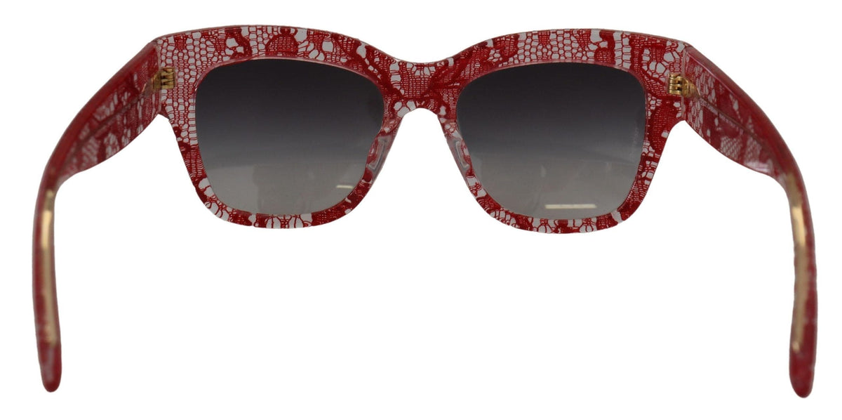 Lunettes de soleil design Dolce &amp; Gabbana avec dentelle sicilienne