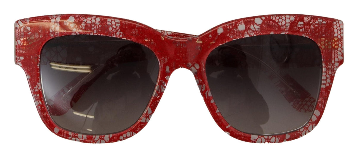 Lunettes de soleil design Dolce &amp; Gabbana avec dentelle sicilienne