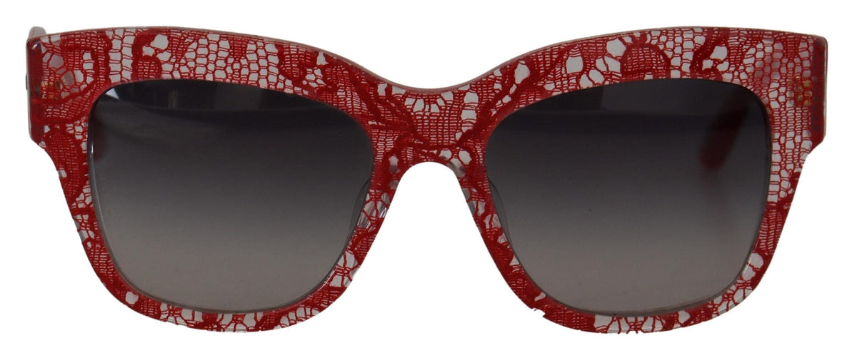 Lunettes de soleil design Dolce &amp; Gabbana avec dentelle sicilienne