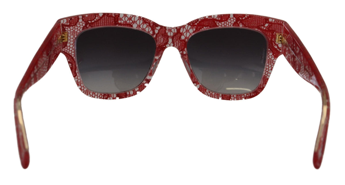 Gafas de sol con encaje siciliano elegante de Dolce &amp; Gabbana