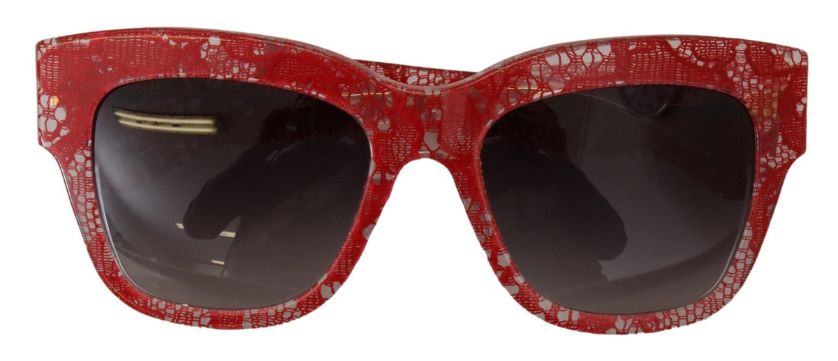 Gafas de sol con encaje siciliano elegante de Dolce &amp; Gabbana