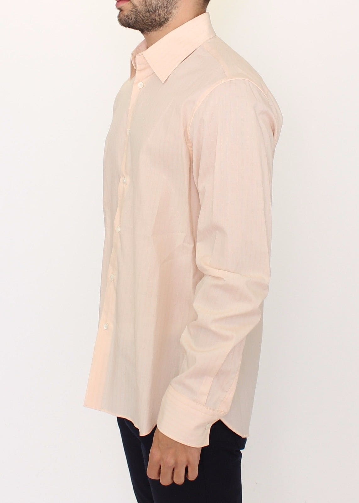 Ermanno Scervino Camisa de algodón a rayas Sunset Hues