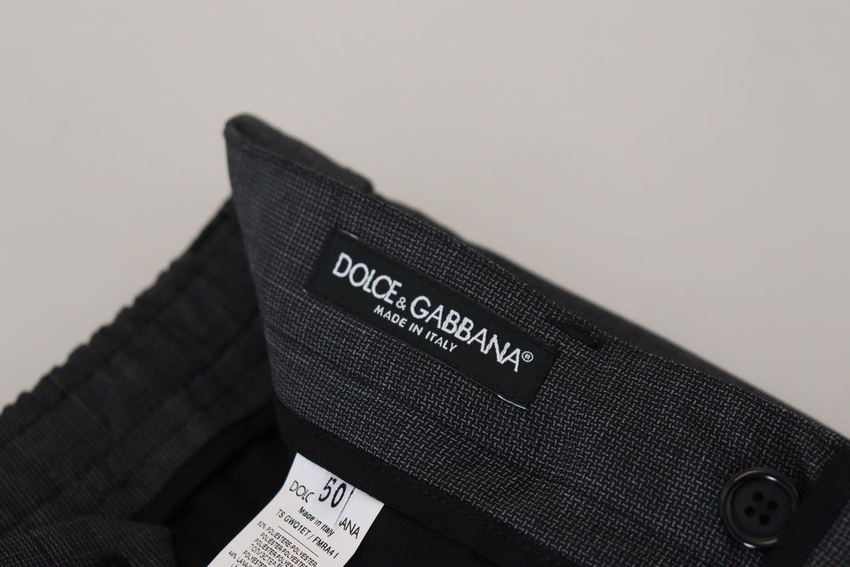 Pantalon cargo slim à carreaux élégant Dolce &amp; Gabbana