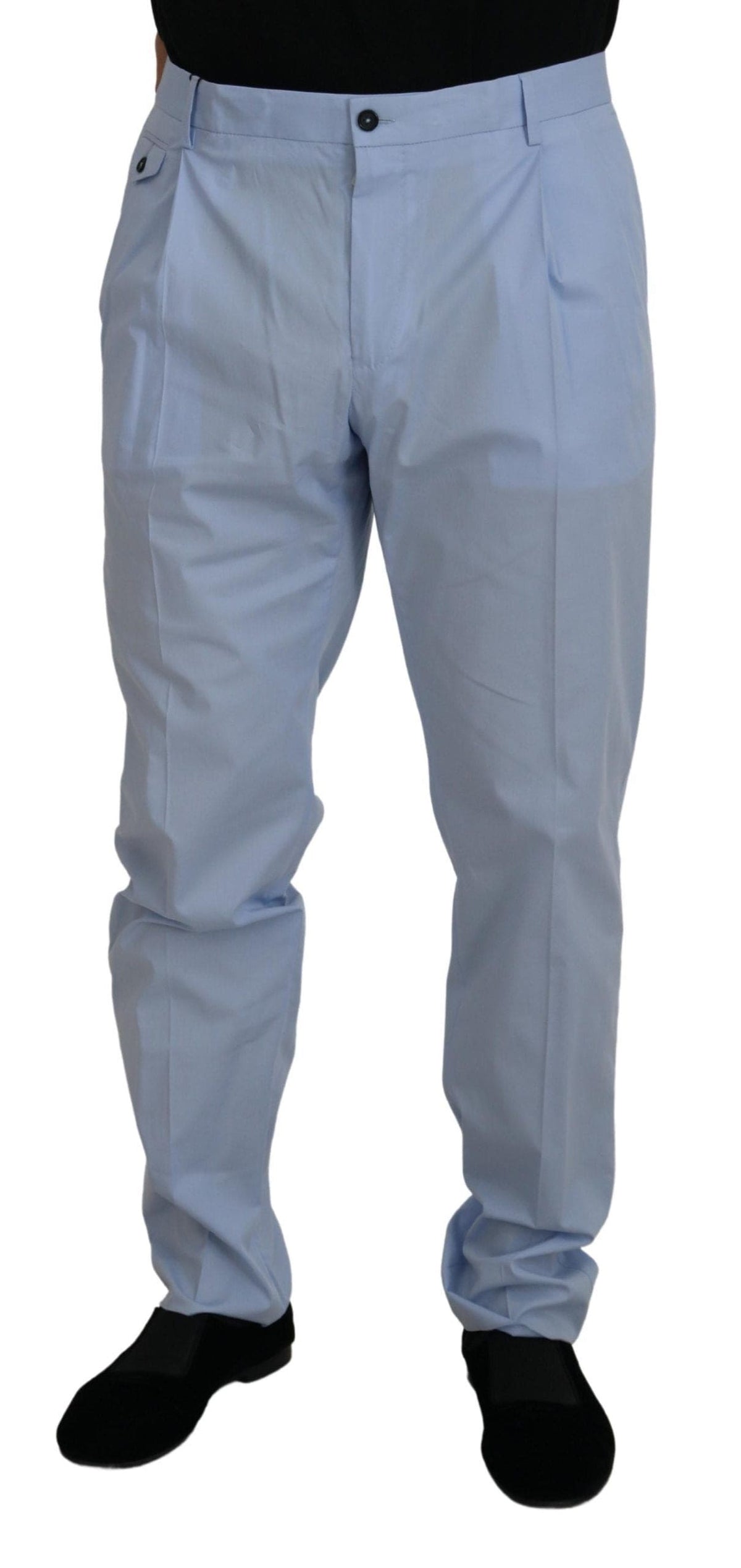 Pantalon chino slim élégant Dolce &amp; Gabbana en bleu clair