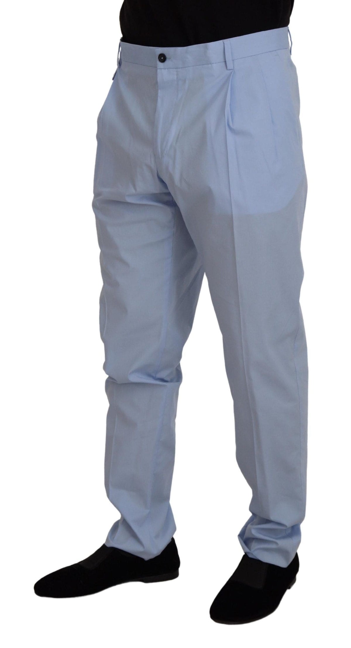 Pantalon chino slim élégant Dolce &amp; Gabbana en bleu clair