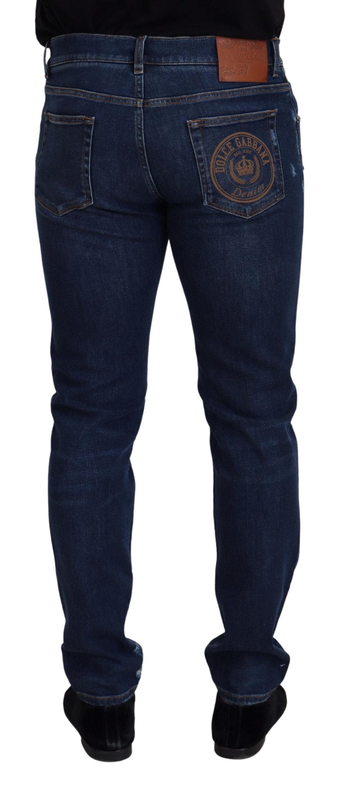 Dolce &amp; Gabbana Chic Slim Fit Sensation de denim italien