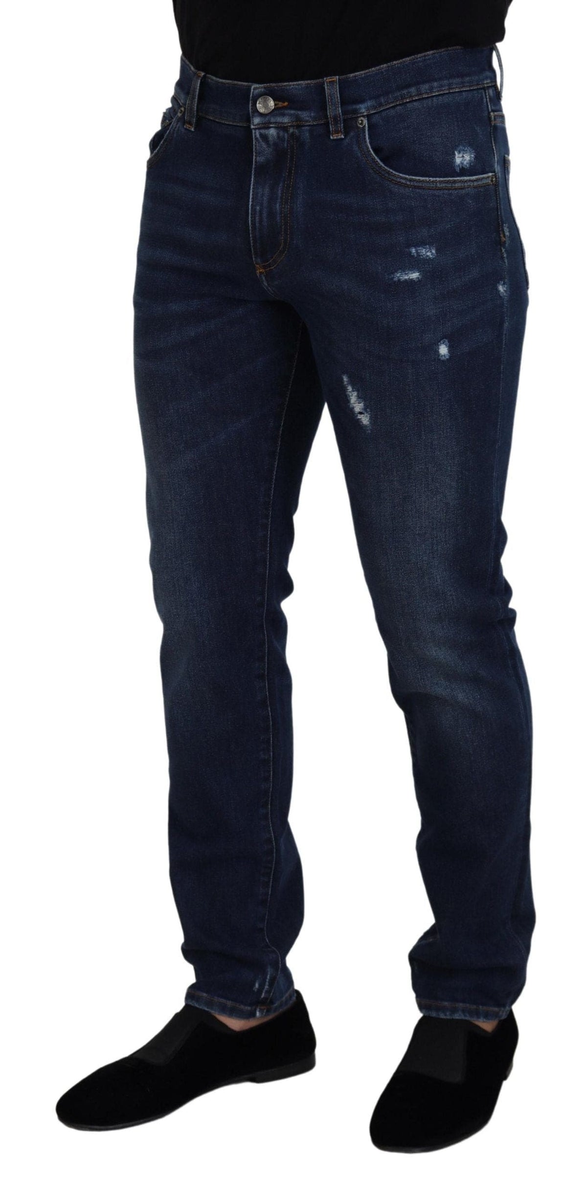 Dolce &amp; Gabbana Chic Slim Fit Sensation de denim italien