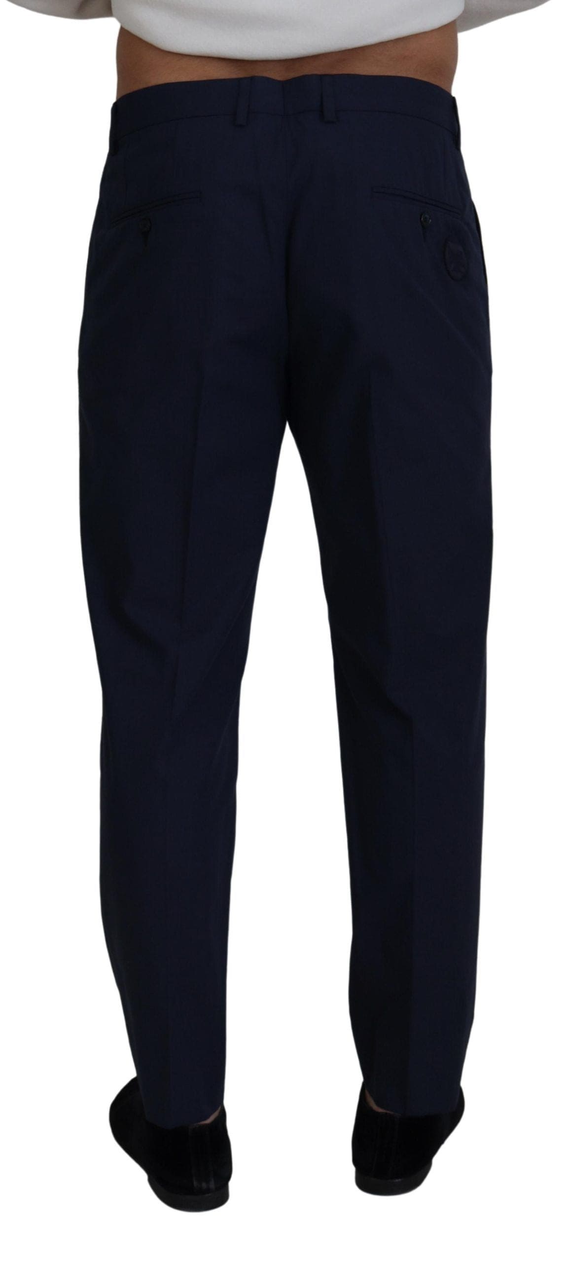 Pantalon chino slim chic Dolce &amp; Gabbana en bleu