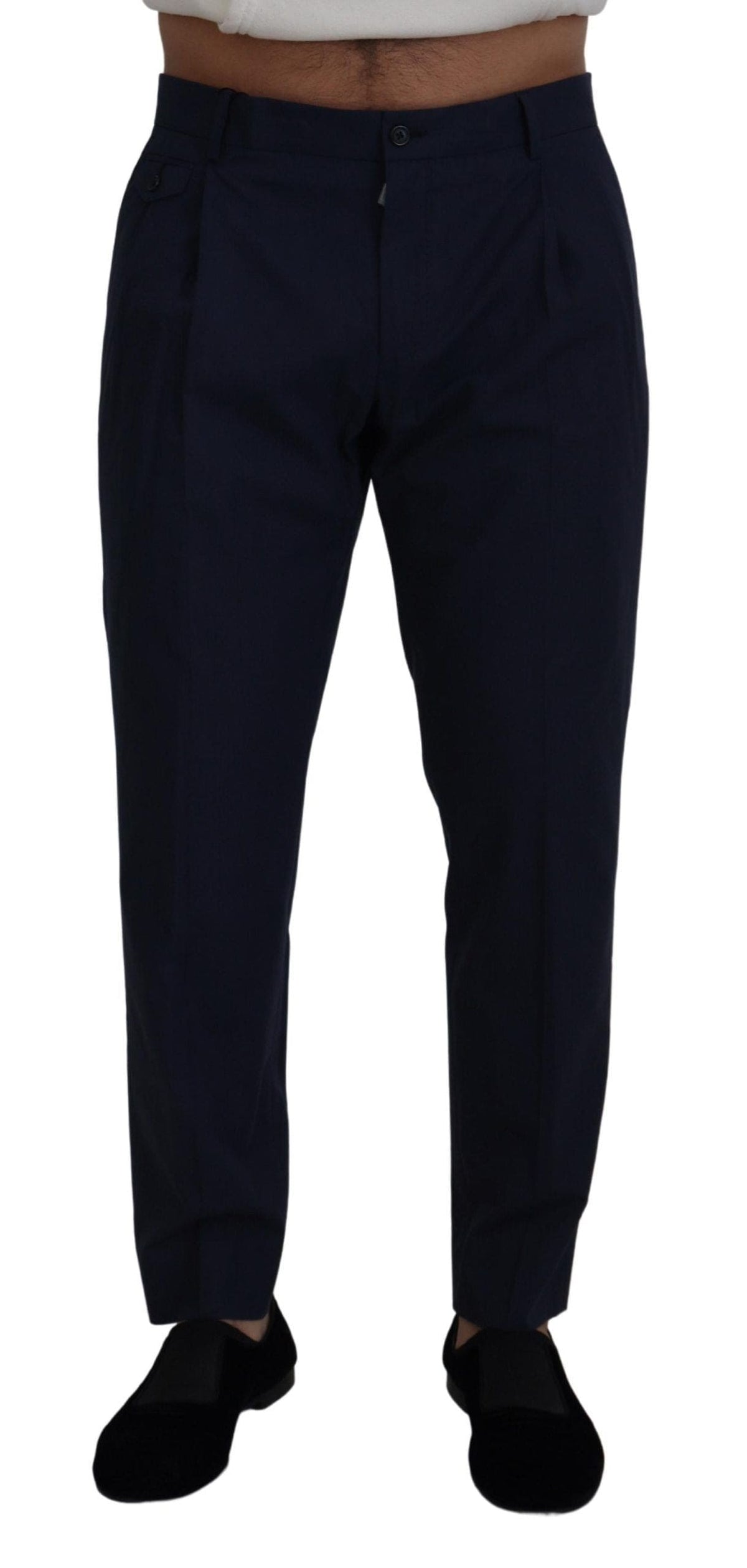 Pantalon chino slim chic Dolce &amp; Gabbana en bleu