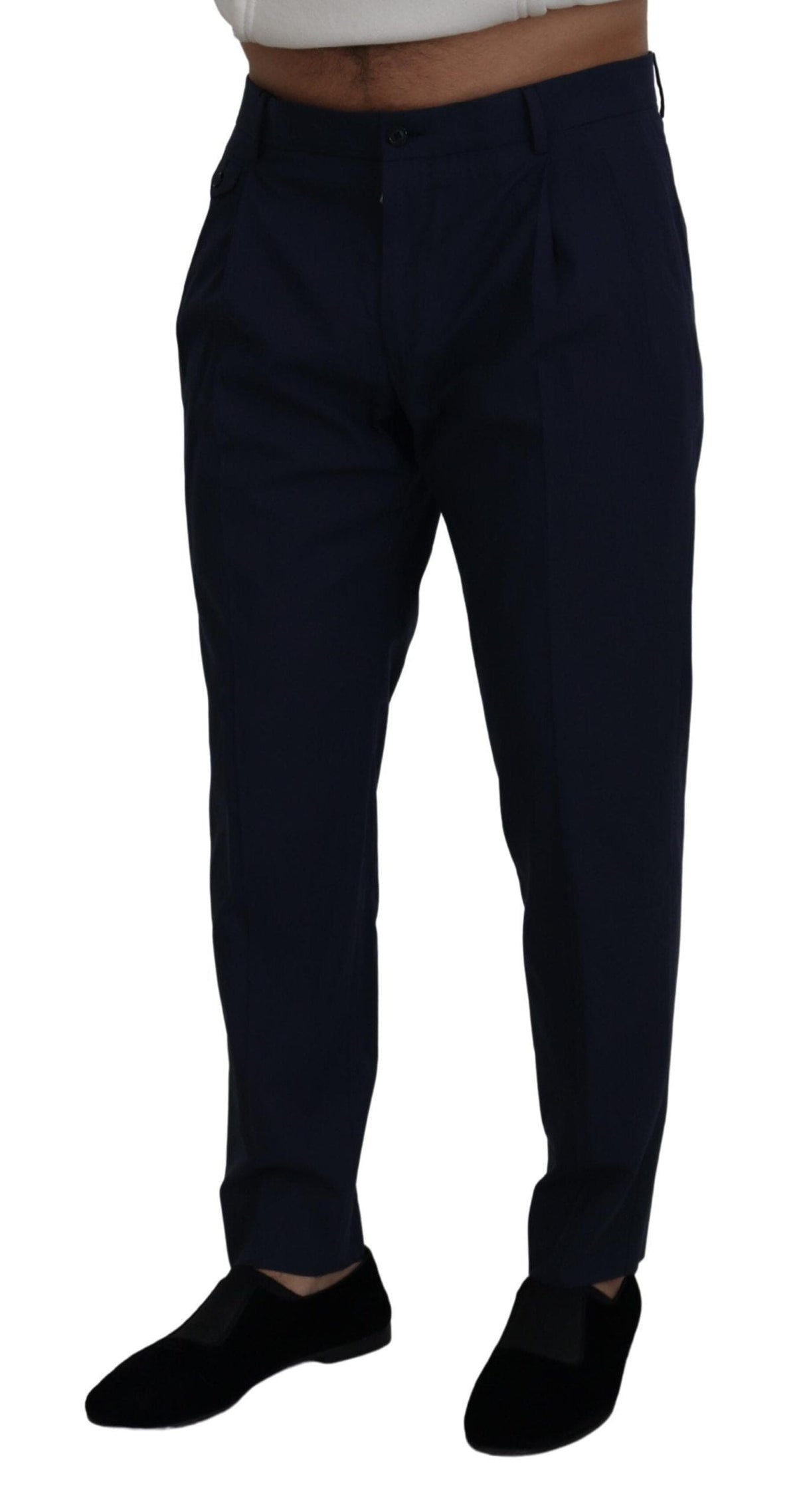 Pantalon chino slim chic Dolce &amp; Gabbana en bleu