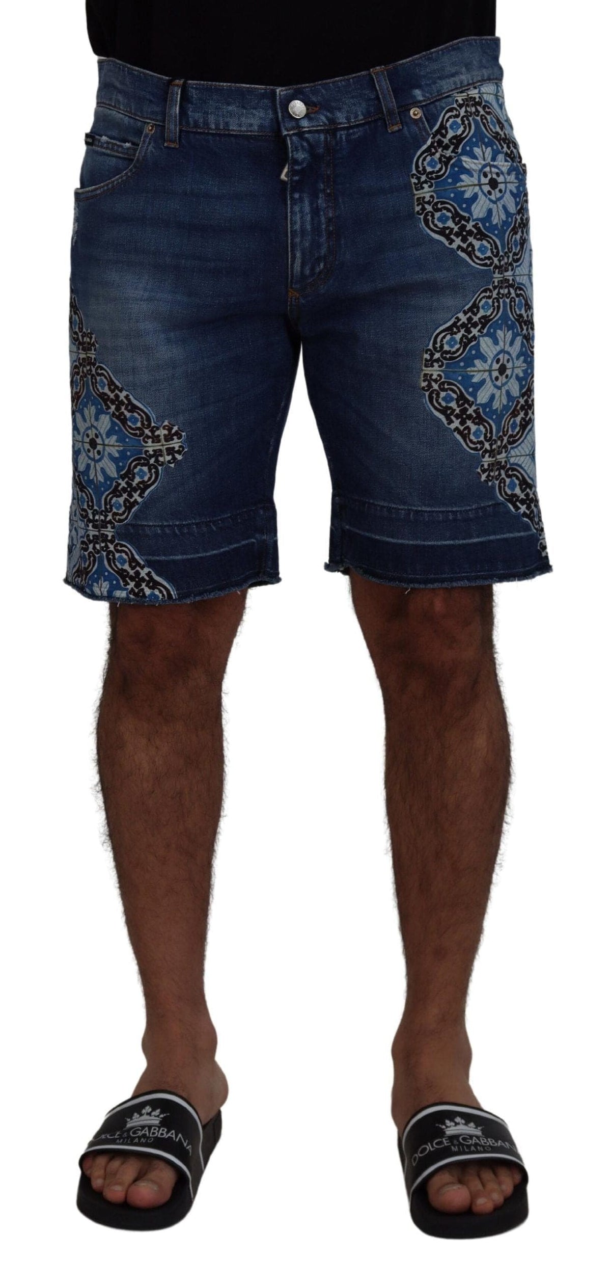 Short en jean slim élégant Dolce &amp; Gabbana