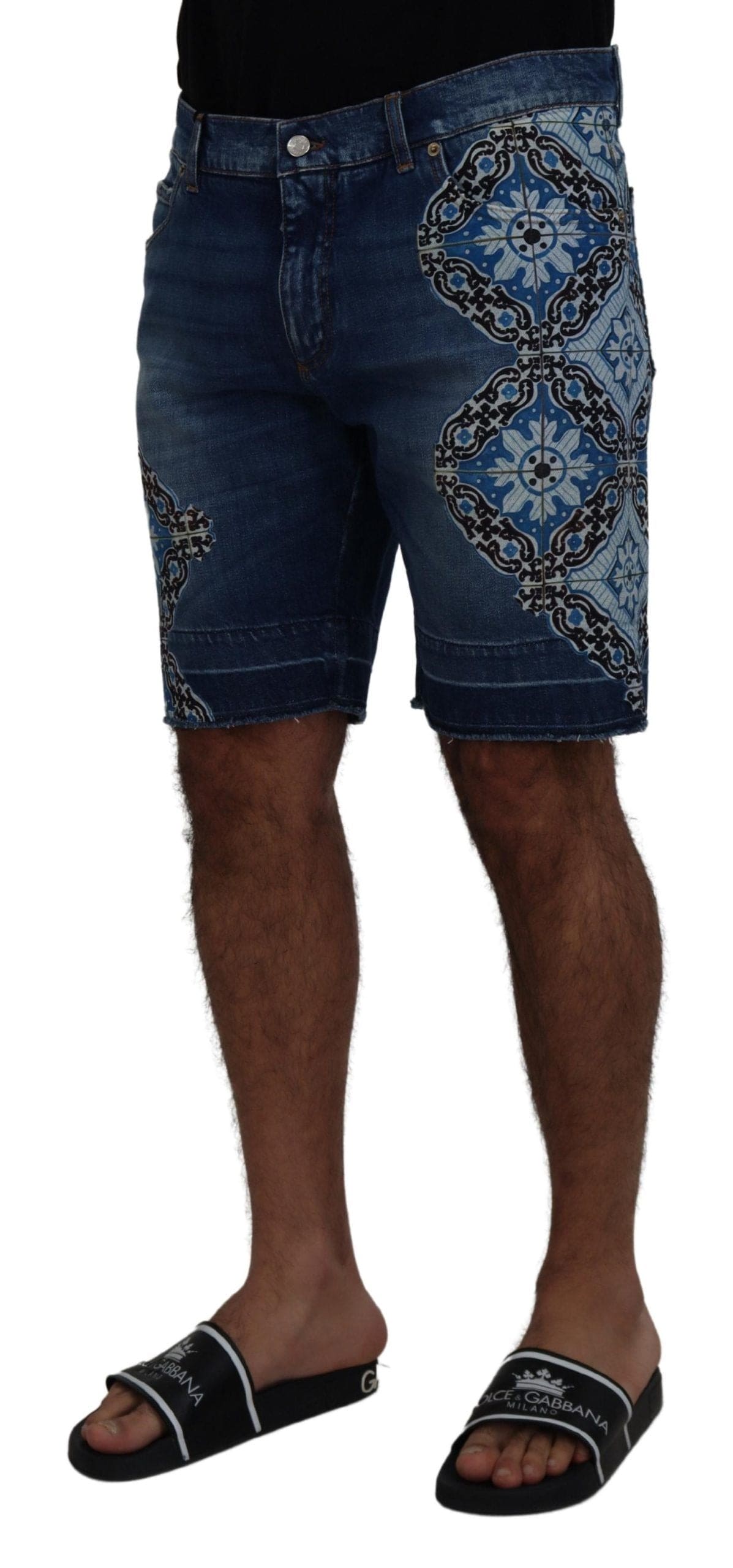 Short en jean slim élégant Dolce &amp; Gabbana