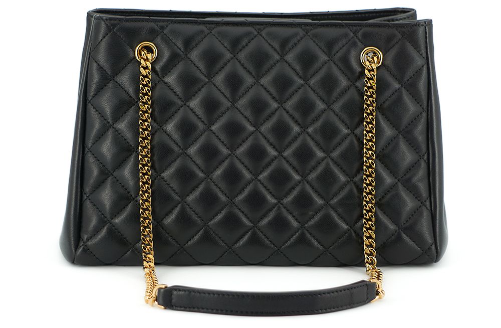 Bolso tote elegante de piel napa acolchada de Versace