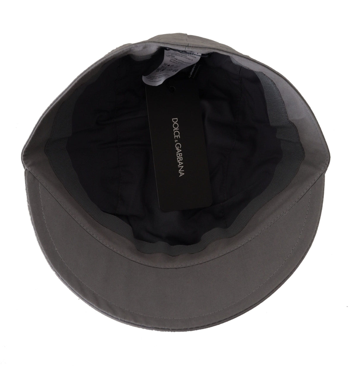 Gorra Newsboy elegante gris de Dolce &amp; Gabbana: accesorio clásico