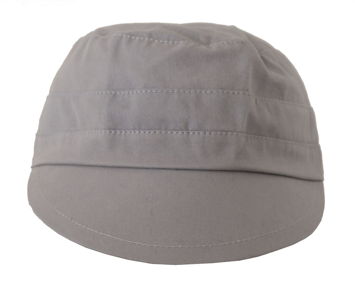 Gorra Newsboy elegante gris de Dolce &amp; Gabbana: accesorio clásico