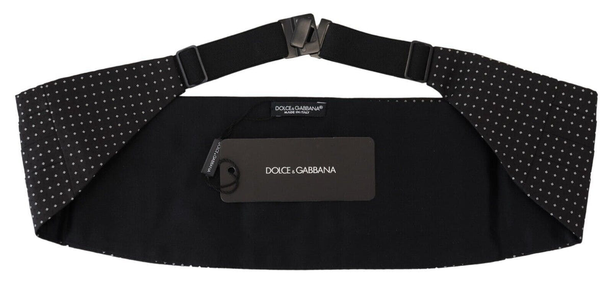 Dolce &amp; Gabbana Fajín elegante de seda con lunares