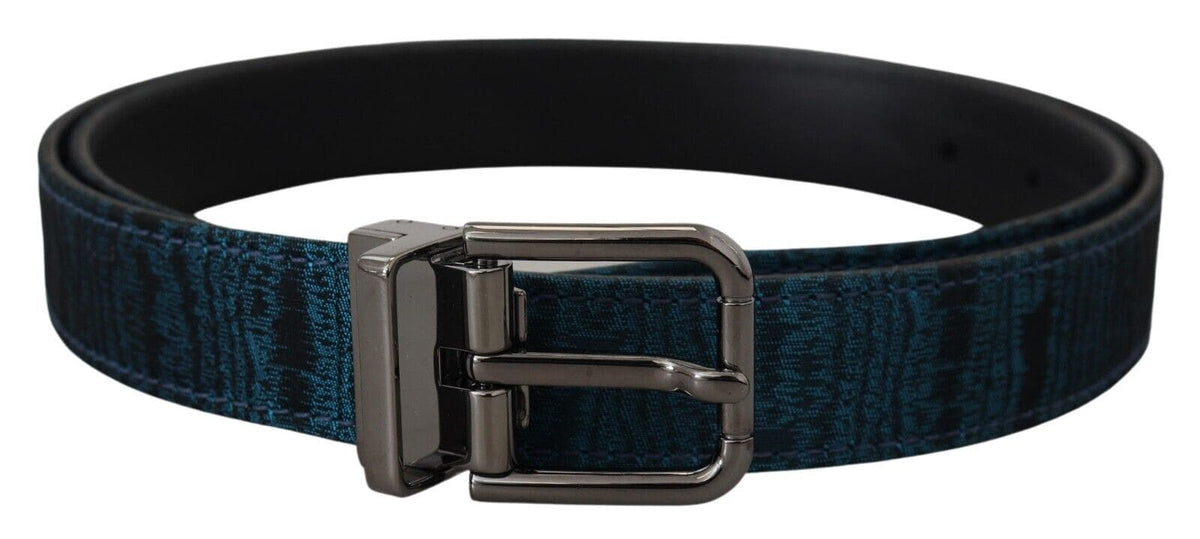 Ceinture élégante en jacquard bleu Dolce &amp; Gabbana