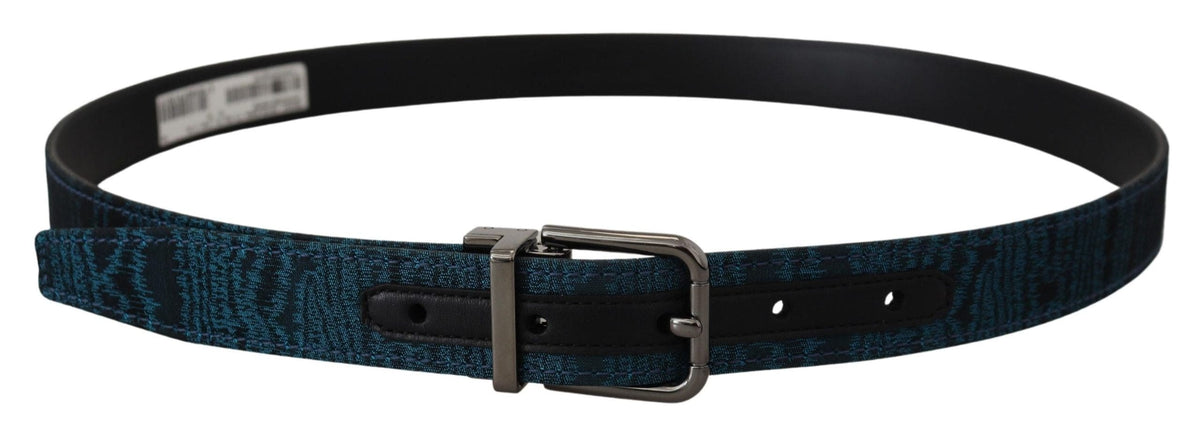 Ceinture élégante en jacquard bleu Dolce &amp; Gabbana