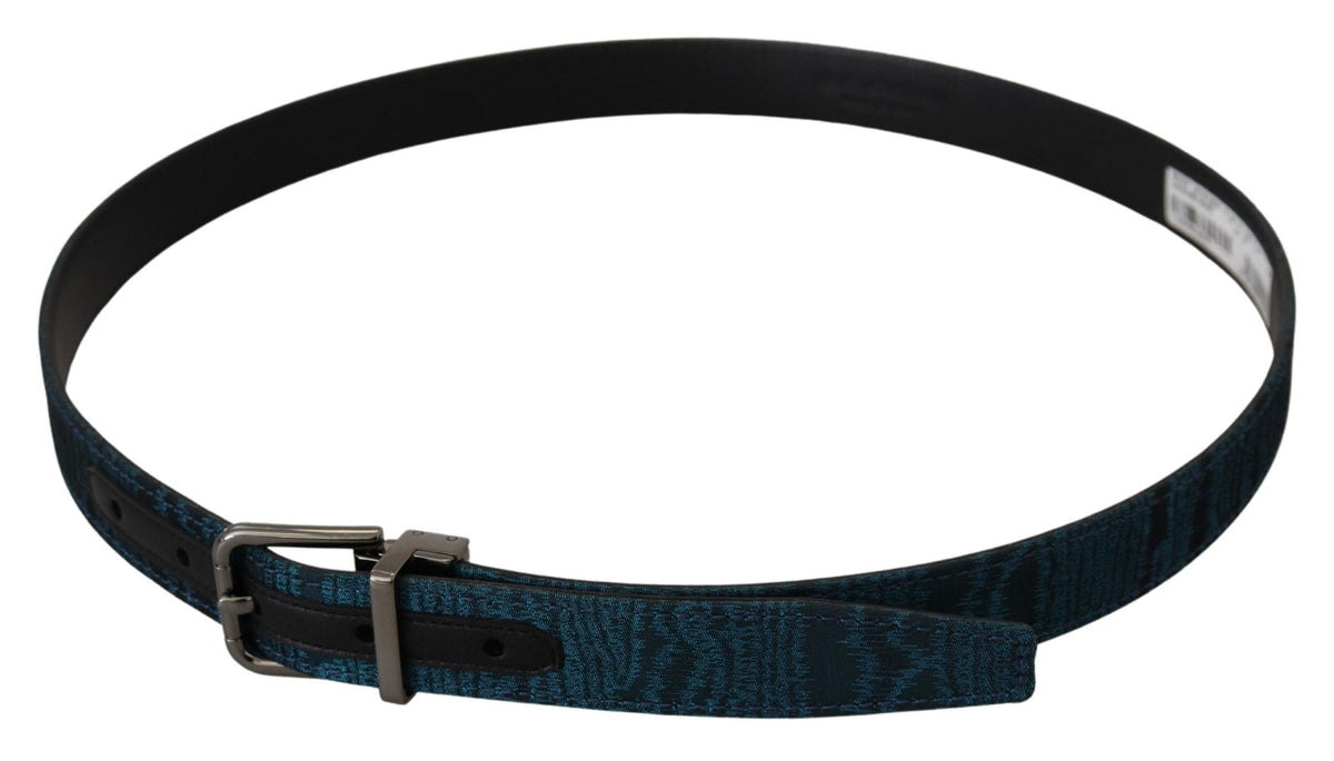 Ceinture élégante en jacquard bleu Dolce &amp; Gabbana