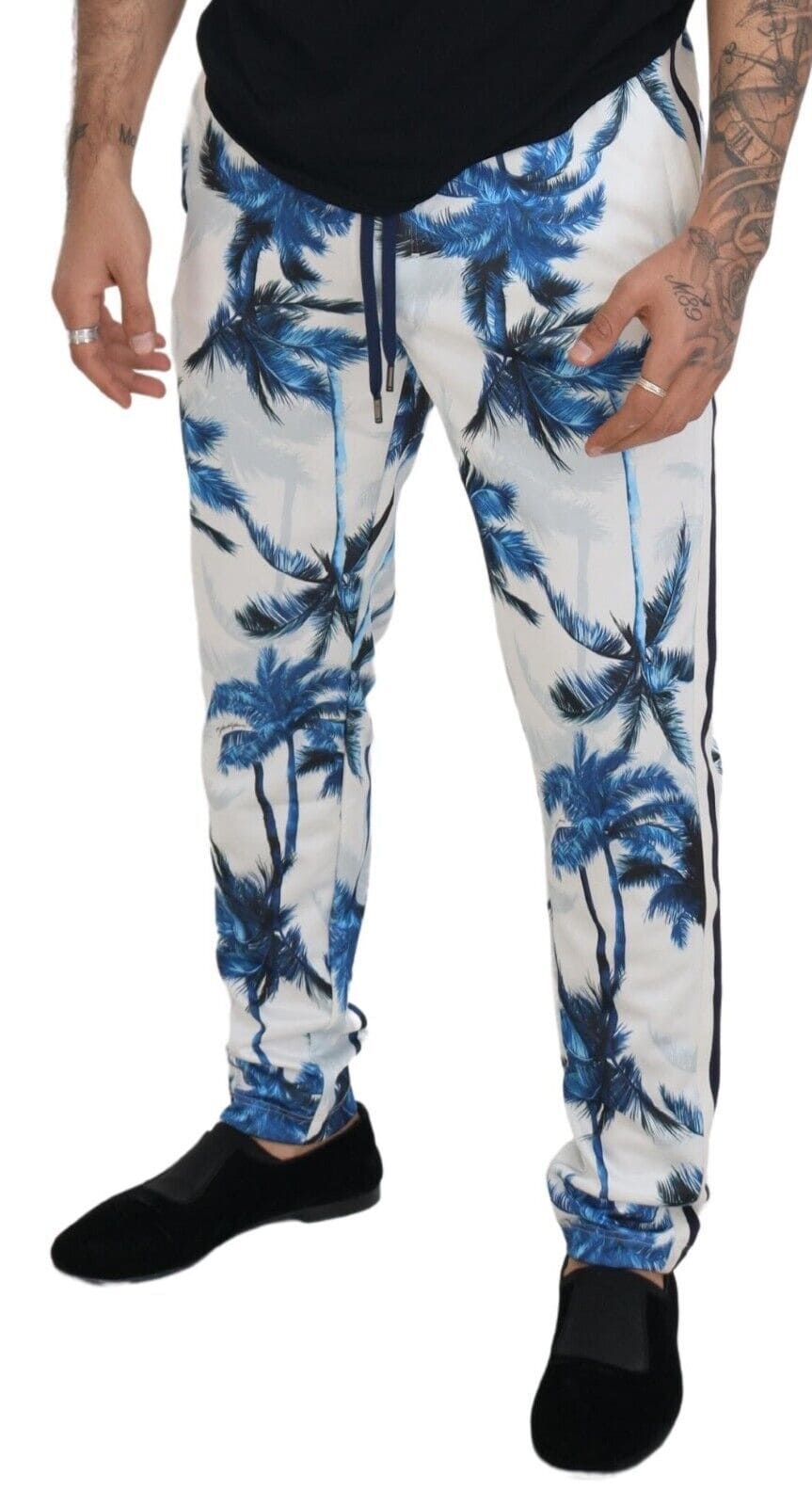 Pantalons blancs chics MainLine de Dolce &amp; Gabbana pour hommes