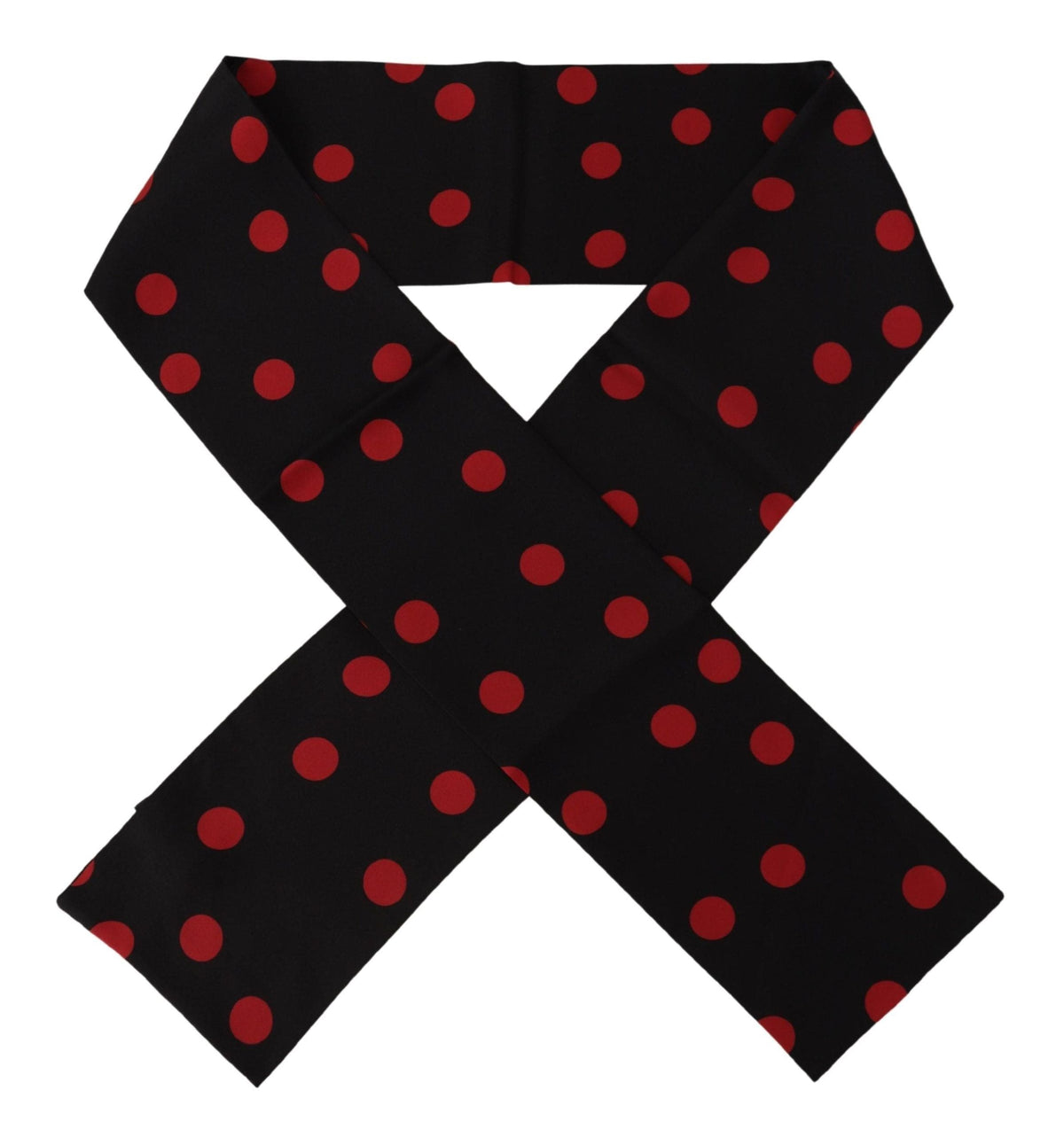 Dolce & Gabbana Elegant Silk Polka Dot Men's Scarf