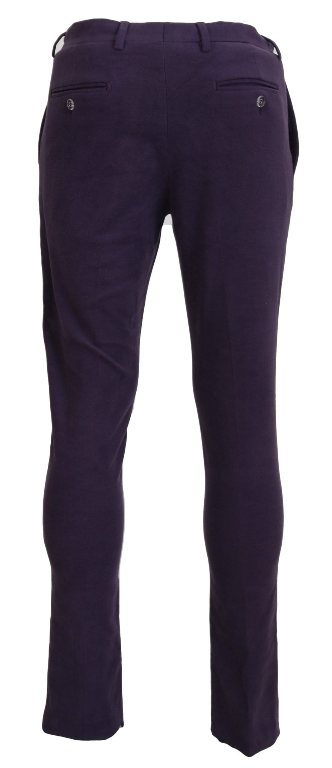 BENCIVENGA Pantalones elegantes de algodón morado