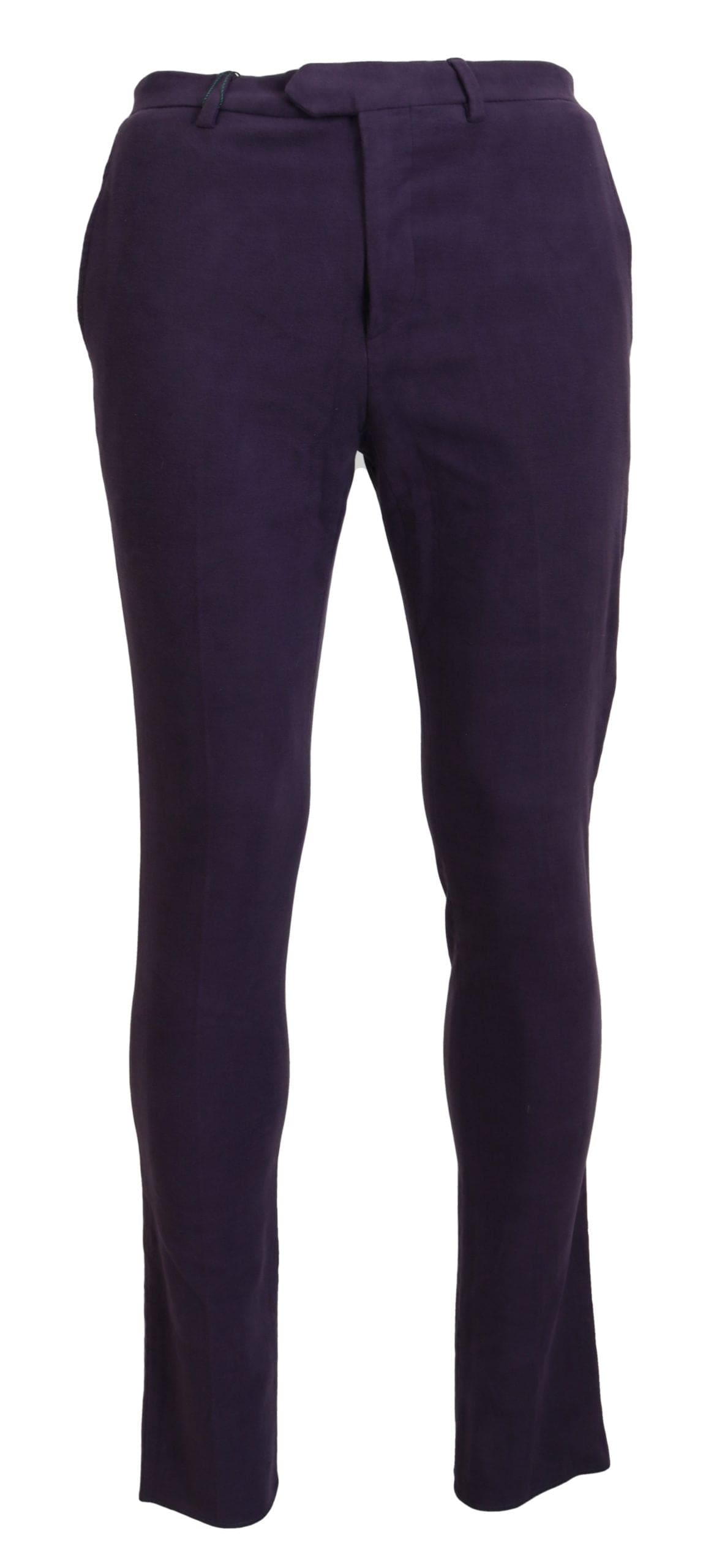 Pantalon élégant en coton violet BENCIVENGA