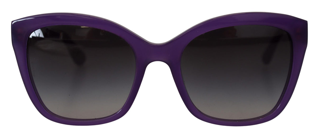 Gafas de sol elegantes con lentes degradados en color morado de Dolce &amp; Gabbana