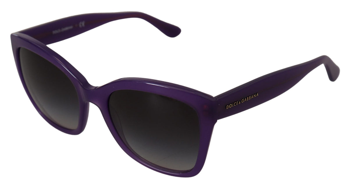 Lunettes de soleil élégantes à verres dégradés violets Dolce &amp; Gabbana