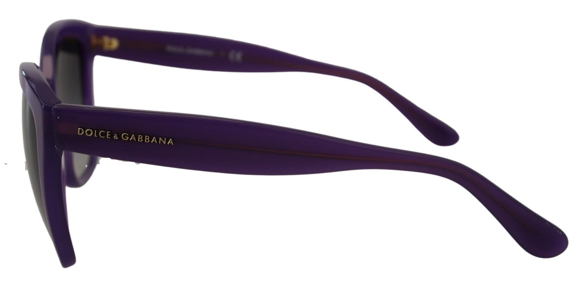 Lunettes de soleil élégantes à verres dégradés violets Dolce &amp; Gabbana