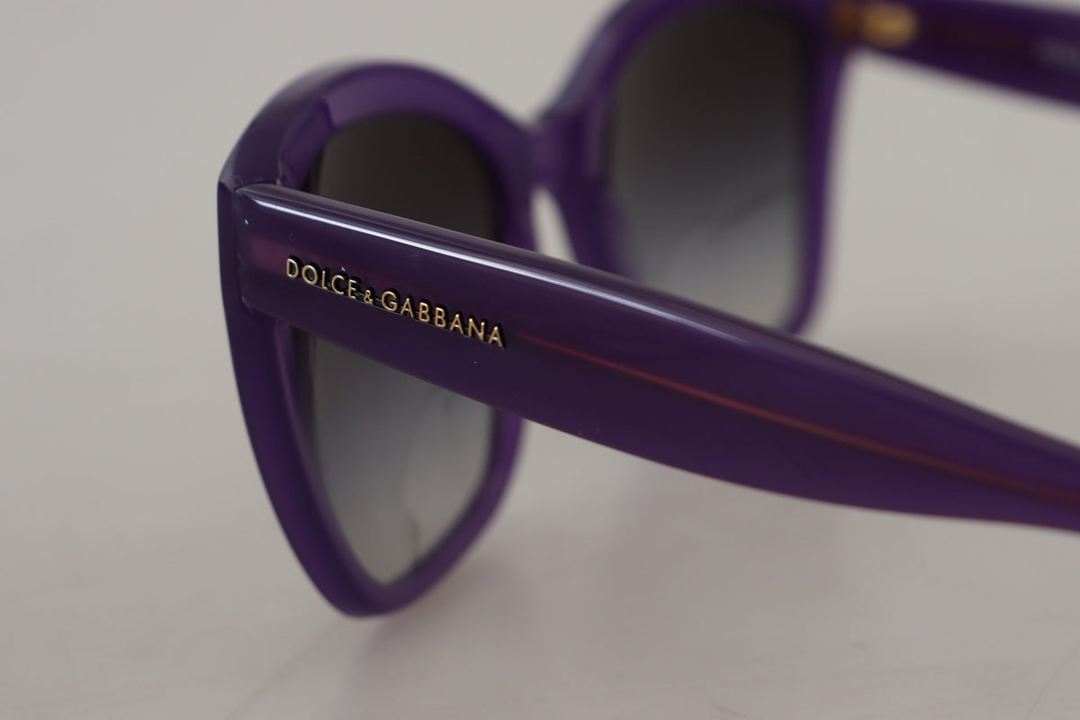 Lunettes de soleil élégantes à verres dégradés violets Dolce &amp; Gabbana