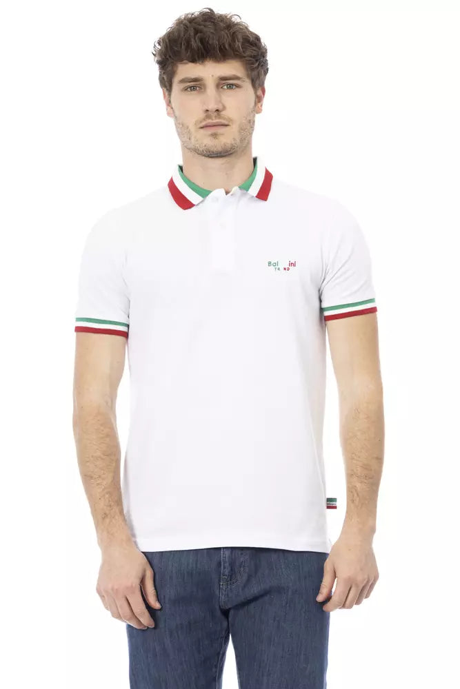 Polo Baldinini Trend Chic à col tricolore